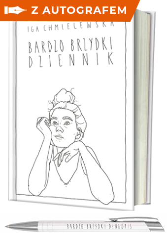 Bardzo brzydki dziennik - Iga Chmielewska | okładka