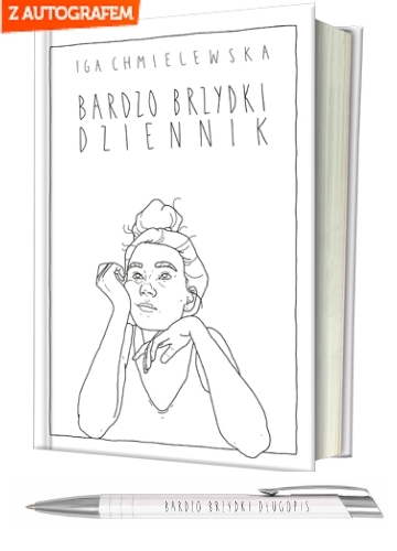 Bardzo brzydki dziennik - Iga Chmielewska | okładka