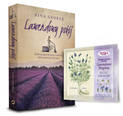 „Lawendowy pakiet” - książka Niny George „Lawendowy pokój” z saszetką zapachową -  | okładka