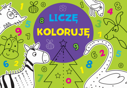 Blok kreatywny. Liczę i koloruję - | okładka
