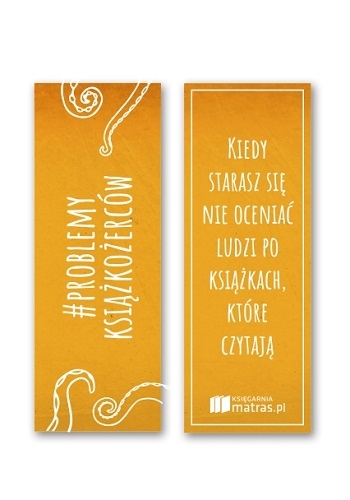 Zakładka Książkożercy żółta