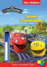 Pisz i ścieraj. Stacyjkowo. Zabawy z ciuchciakami - | mała okładka