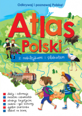 Atlas Polski z naklejkami i plakatem - Paulina Kaniewska | mała okładka