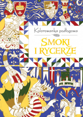 Kolorowanka podłogowa. Smoki i rycerze - | mała okładka