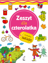Zeszyt mądrego malucha. Zeszyt dla czterolatka - | mała okładka