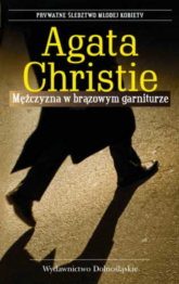Mężczyzna w brązowym garniturze - Agata Christie | mała okładka