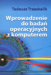 Wprowadzenie do badań operacyjnych z komputerem + CD - Tadeusz Trzaskalik | mała okładka