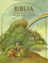 Biblia Najpiękniejsze historie Starego i Nowego Testamentu - Marie-Helene Delval | mała okładka