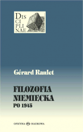 Filozofia niemiecka po 1945 - Gerard Raulet | mała okładka