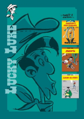 Lucky Luke Tom 6 Dwudziesty Pułk Kawalerii, Eskorta, Zasieki na prerii. - | mała okładka