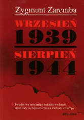 Wrzesień 1939 Sierpień 1944 - Zygmunt Zaremba | mała okładka