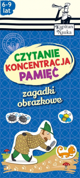 Zagadki obrazkowe Czytanie Koncentracja Pamięć 6-9 lat - Magdalena Trepczyńska | mała okładka