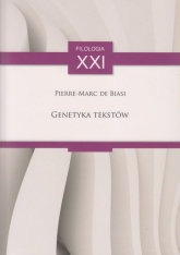 Genetyka tekstów - Pierre-Marc de Biasi | mała okładka
