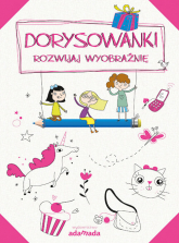 Dorysowanki Rozwijaj wyobraźnię zeszyt różowy - | mała okładka