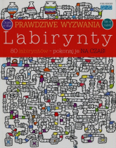 Prawdziwe wyzwania Labirynty 80 labiryntów pokonaj je na czas - Ebert Andrea, Mária Nerádová | mała okładka