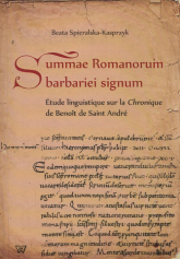 Summae Romanorum barbariei signum - Beata Spieralska-Kasprzyk | mała okładka