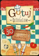 Gotuj z dzieckiem 30 przepisów dla młodych kucharzy - Joanna Mentel | mała okładka