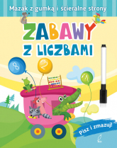 Pisz i zmazuj Zabawy z liczbami - | mała okładka