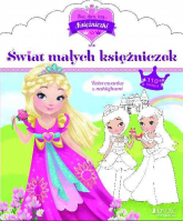 Świat małych księżniczek Kolorowanka z naklejkami - | mała okładka