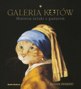 Galeria kotów Historia sztuki z pazurem - Susan Herbert | mała okładka