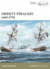 Okręty pirackie 1660-1730 - Angus Konstam | mała okładka