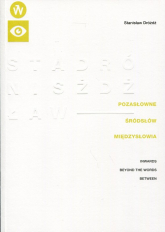 Pozasłowne śródsłów międzysłowia - Stanisław Dróżdż | mała okładka