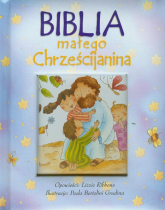 Biblia małego Chrześcijanina niebieska - Lizzie Ribbons | mała okładka