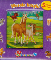 Wesołe kucyki Super puzzle - | mała okładka