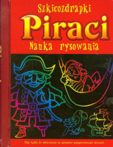 Szkicozdrapki Piraci Nauka rysowania -  | mała okładka