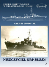 Niszczyciel ORP Burza - Mariusz Borowiak | mała okładka
