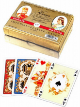 Karty do gry Piatnik 2 talie lux Kaiser -  | mała okładka