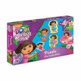 Puzzle dla maluszków Dora poznaje świat - | mała okładka
