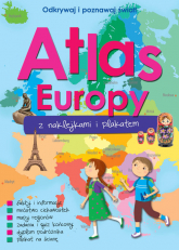 Atlas Europy z naklejkami i plakatem -  | mała okładka