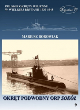 Okręt podwodny ORP Sokół - Mariusz Borowiak | mała okładka
