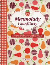 Marmolady i konfitury z 40 samoprzylepnymi etykietkami - Edyta Tkaczyk-Borówka | mała okładka