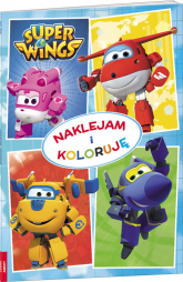 Super Wings Naklejam i koloruję - | mała okładka