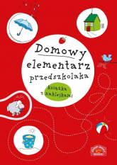 Domowy elementarz przedszkolaka Mądre dziecko książka z naklejkami -  | mała okładka