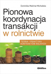 Pionowa koordynacja transakcji w rolnictwie Teoria i praktyka kontraktów rolnych - Dominika Malchar-Michalska | mała okładka