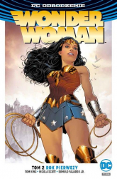 Wonder Woman Tom 2 Rok pierwszy - Greg Rucka, Nicola Scott, Romulo Fajardo Jr | mała okładka