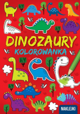Kolorowanka A4 Dinozaury - | mała okładka