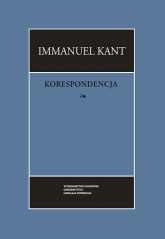 Korespondecja - Immanuel Kant | mała okładka