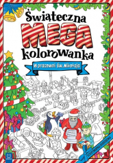 Świąteczna megakolorowanka. W pracowni św. Mikołaja - | mała okładka
