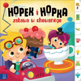Hopek i Hopka zabawa w chowanego Interaktywna książeczka dla dzieci - Joanna Olejarczyk | mała okładka