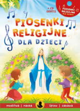 Piosenki religijne dla dzieci + CD - Agnieszka Nożyńska-Demaniuk | mała okładka