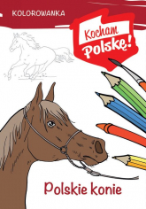 Kolorowanka Polskie konie - Krzysztof Kiełbasiński | mała okładka