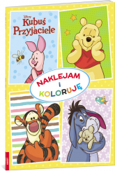 Kubuś i Przyjaciele Naklejam i koloruję NAK-10 - | mała okładka