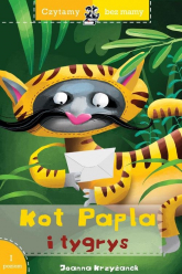 Czytamy bez mamy Kot Papla i tygrys - Joanna Krzyżanek | mała okładka