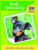 Psy i szczeniaczki książeczka z plakatem i 100 naklejek - | mała okładka