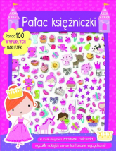 Pałac księżniczki książeczka z ponad 100 wypukłymi naklejkami - | mała okładka