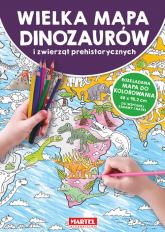 Mapa Dinozaury i zwierzęta prehistoryczne - | mała okładka